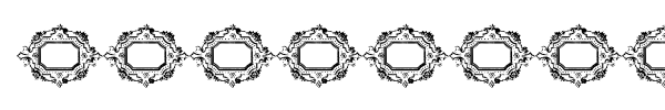 Vintage Frames 18 font preview